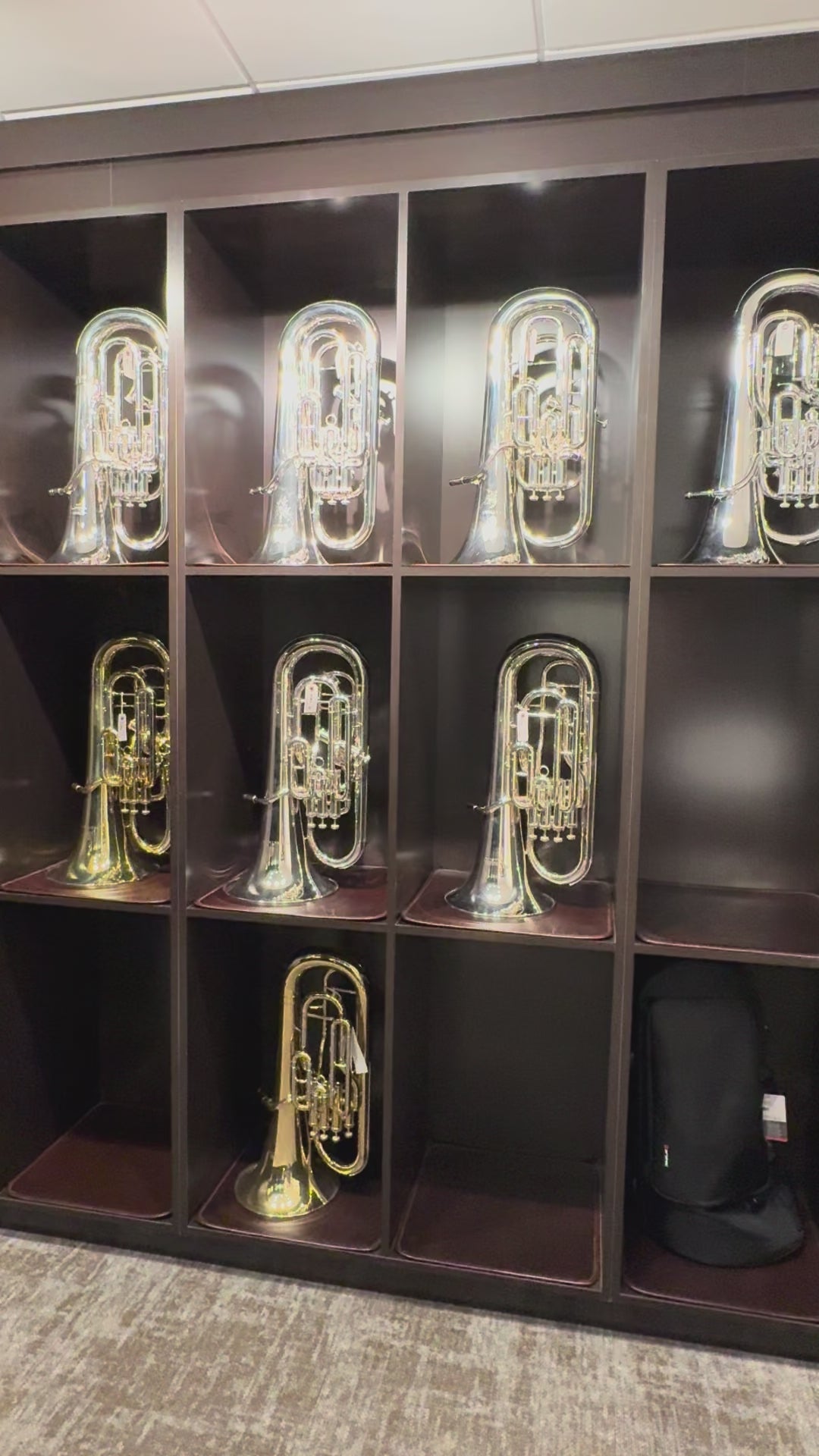 Pre-owned Adams E1 Sterling Silver Bell Custom Euphonium