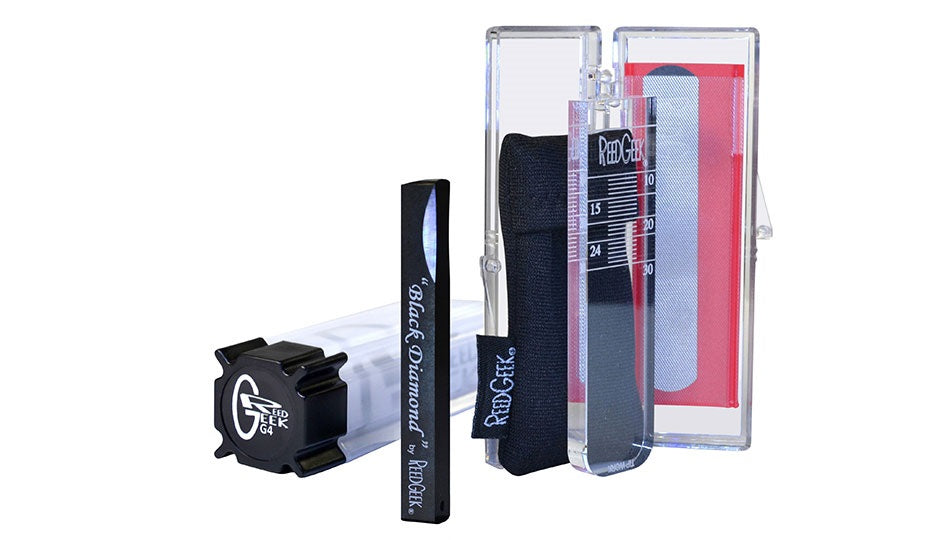 ReedGeek Reed Tool - G4 Black Diamond, Plaque & Gauge Set – Schmitt Music