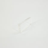 Dilutis Reed Machine Reed Working Glass - 1" x 3" sitting on its side, upright