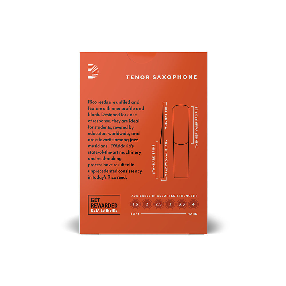 Rico by D'Addario Tenor Saxophone Reeds | Schmitt Music