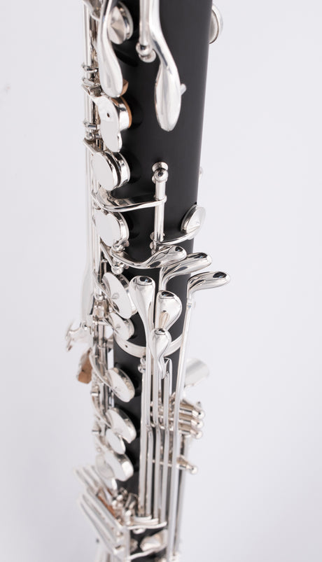 Royal Global Max Low C Bass Clarinet - close up of upper joint keys