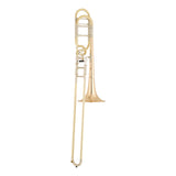 Shires TBQ30 Q Series Large Bore Tenor Trombone - Gold Brass Standard Rotor