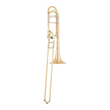 Shires TBQ30 Q Series Large Bore Tenor Trombone - Gold Brass Axial Flow Valve