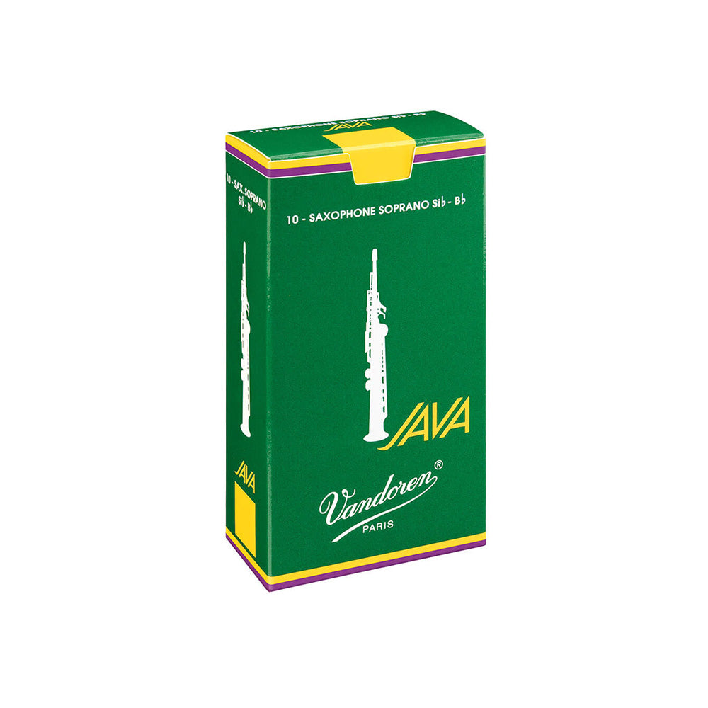 Vandoren Java Green Soprano Saxophone Reeds - Box of 10