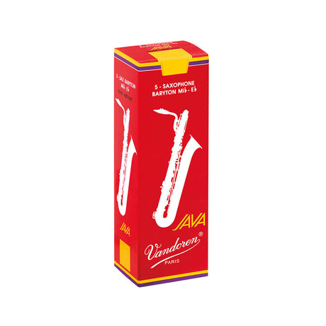 Vandoren Java Red Baritone Saxophone Reeds - Box of 5