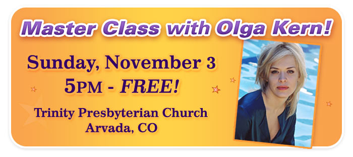 Olga Kern Master Class sponsored by Schmitt Music Denver!