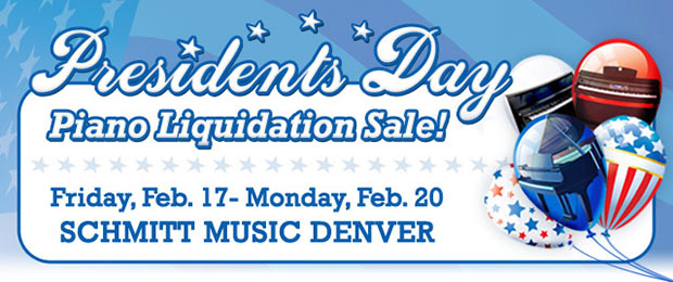Piano Liquidation Sale this weekend at Schmitt Music Denver!