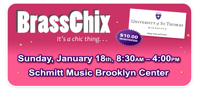 BrassChix 2015 at Schmitt Music Brooklyn Center!