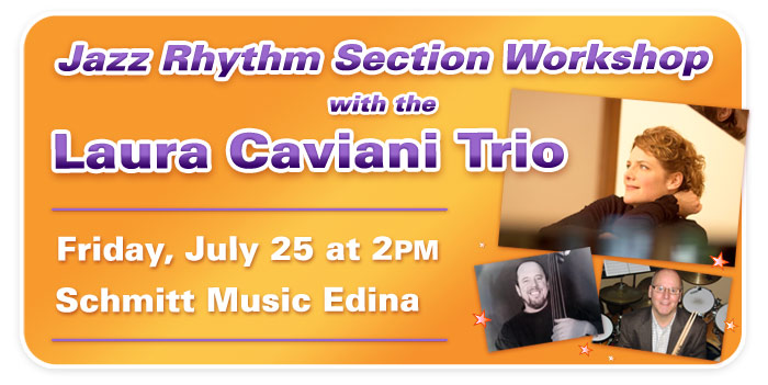 Jazz Rhythm Section Workshop with Laura Caviani at Schmitt Music Edina!