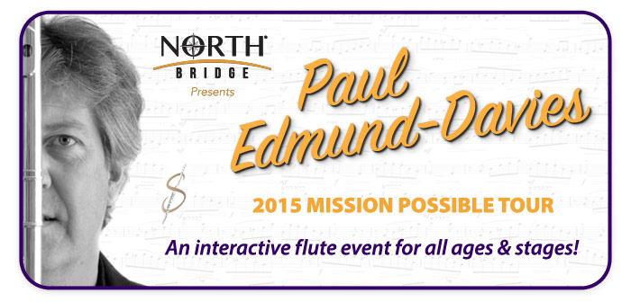 Flutist Paul Edmund-Davies at Schmitt Music Sioux Falls