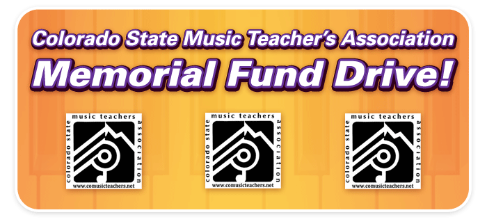 Schmitt Music Denver is proud to support CSMTA's 2015 Memorial Fund Drive!