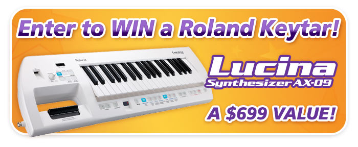 Roland Lucina AX-09 giveaway at the MN State Fair!
