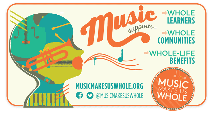 Schmitt Music is a proud supporter of "Music Makes Us Whole" – music education advocacy for Minnesota schools!