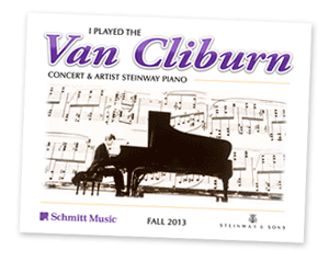 Van Cliburn Steinway Certificate