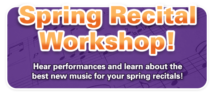 Spring Recital Workshop sessions