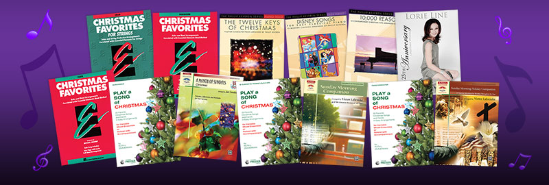 All Holiday Sheet Music and Songbooks - BUY 2, GET 1 FREE!