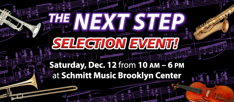 The Next Step Selection Event at Schmitt Music Brooklyn Center