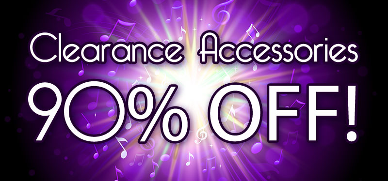 Clearance accessories are 90 percent OFF