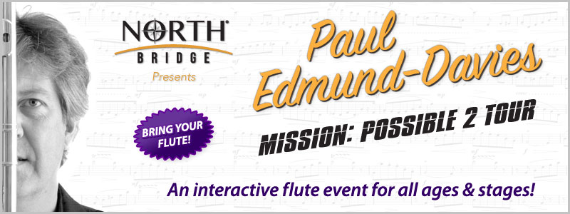 Flutist Paul Edmund-Davies in Eau Claire