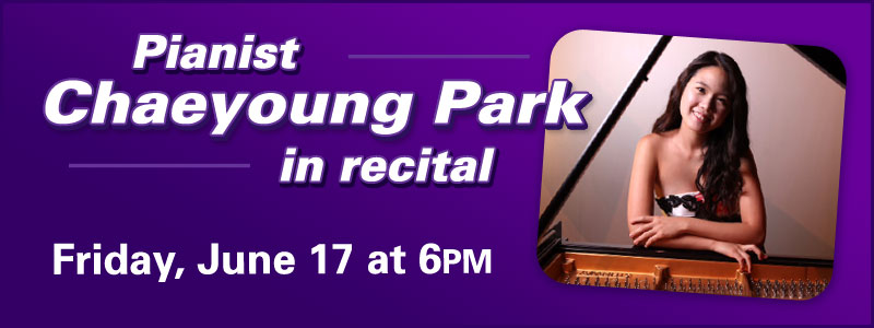 Pianist Chaeyoung Park, concert in Kansas City