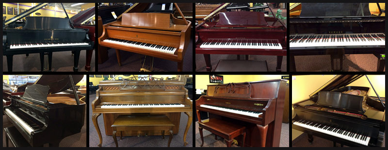 Pre-Owned Yamaha piano, Used Steinway pianos, Pre-Owned Kawai, ebony pianos, used baby grand pianos, used upright pianos and more!