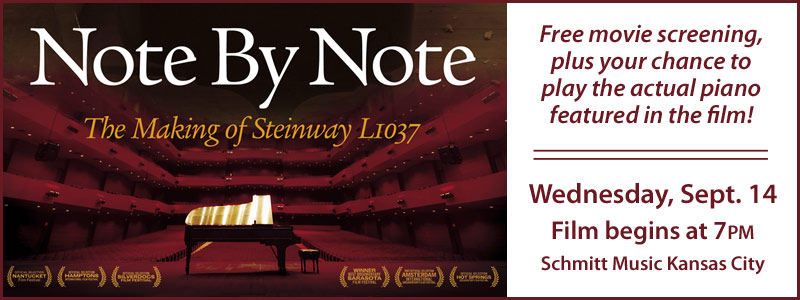 Note By Note: The Making of Steinway L1037, movie screening and Steinway event