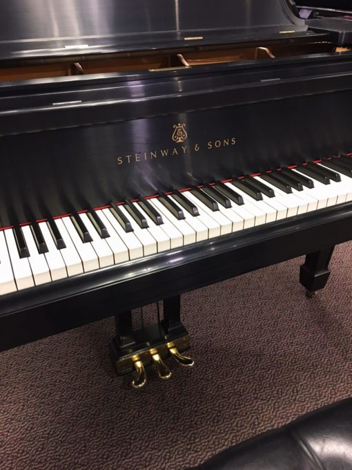 Used Steinway D 1924 9' Ebony Satin Finish Grand Piano