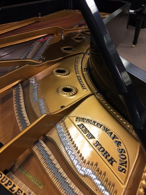 Used Steinway D 1924 9' Ebony Satin Finish Grand Piano