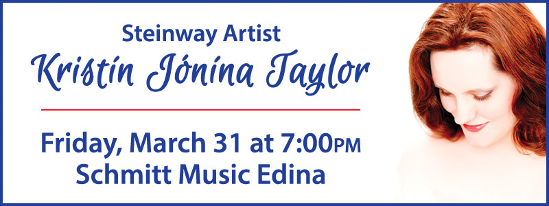 An Evening with Steinway Artist Dr. Kristin Jonina Taylor