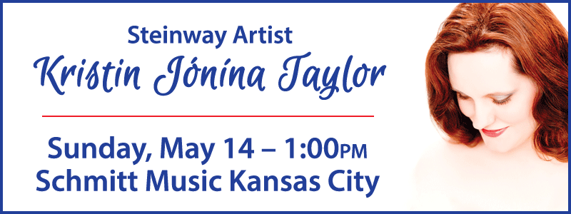 Steinway Artist Dr. Kristin Jonina Taylor in Kansas City