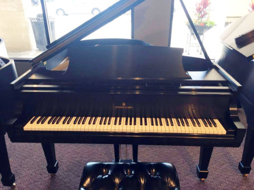 Used Steinway M Ebony Satin Grand Piano