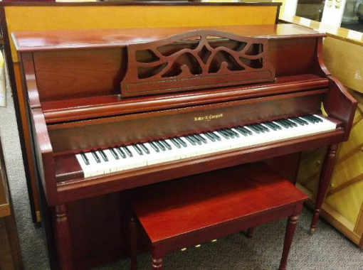 Used Kohler & Campbell Cherry Console Piano