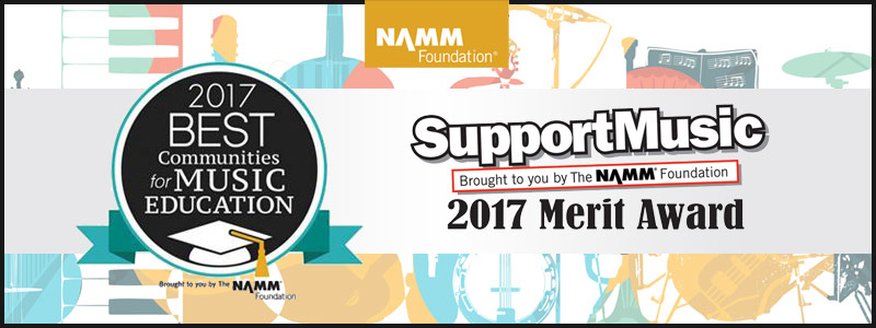 NAMM Best Communities for Music Education 2017