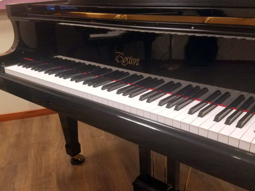 Used Boston GP-156 5'1" Ebony Polish Grand Piano