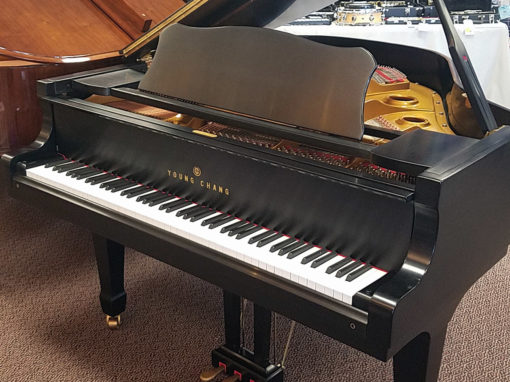 Used Young Chang G157 5'2" Ebony Satin Baby Grand Piano