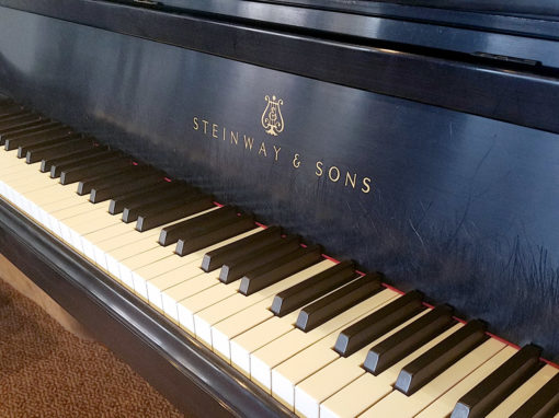 Used Steinway Model D Ebony Satin Grand Piano