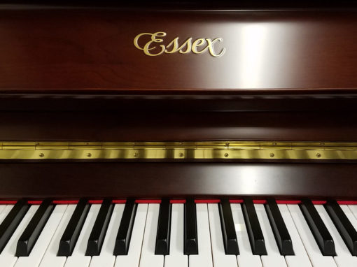 Used Essex EUP 123 Sapele Mahogany Satin Upright Piano