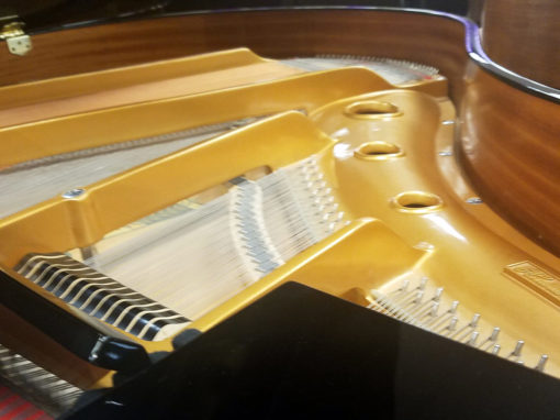 Used Hazleton Bros. HB-140 4'7" Ebony Polish Grand Piano