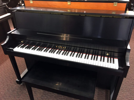 Used Kawai 506N 2018 Ebony Satin Upright Piano