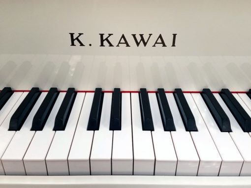 Used Kawai GE-1 5'1" Snow White Grand Piano