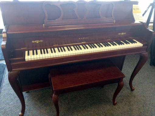 Used Kawai French Provincial Cherry Console Piano