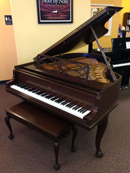 Used Steinway Chippendale 5'7" Mahogany Grand Piano