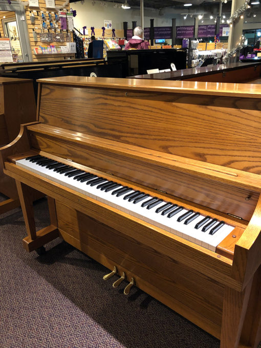 Used Boston 118S Oak Upright Piano