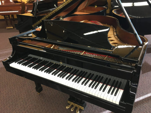 Used Steinway M 5'7" Ebony Polish Grand Piano