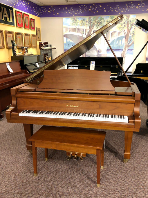 Used Kawai KG-5D 6'8" Walnut Satin Grand Piano