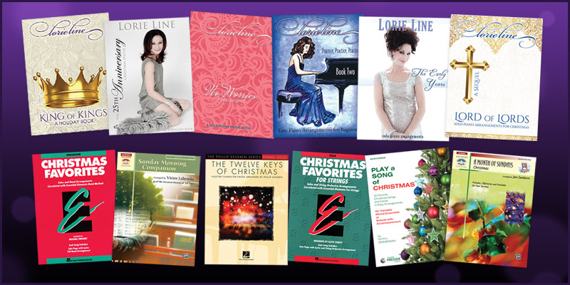 Buy 2 Get 1 Free: Lorie Line and Holiday sheet music and books