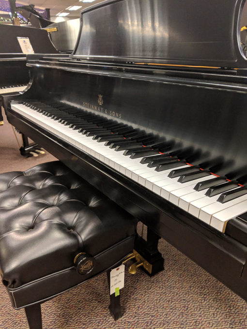 Used Steinway S 5'1" Ebony Satin Grand Piano