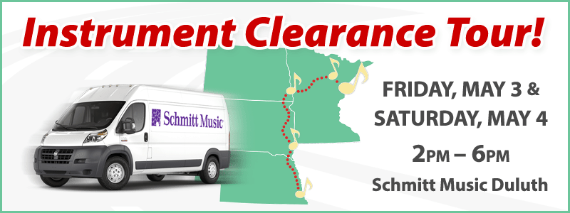 Band & Orchestra Instrument Clearance Tour | Duluth, MN