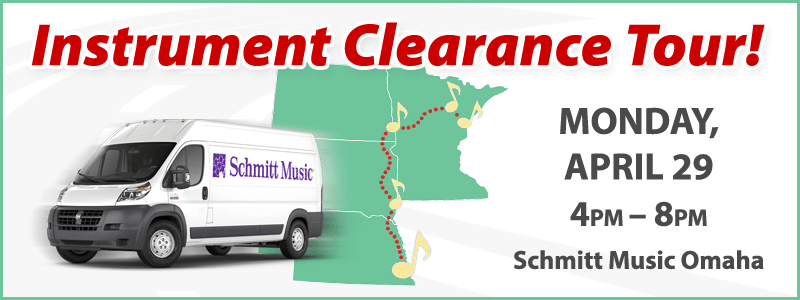 Band & Orchestra Instrument Clearance Tour | Omaha, NE