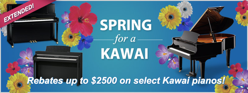Kawai Piano Instant Rebates up to $2500